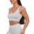 GymBeam Lift Seamless Sports Bra Grey