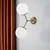 Opviq Damar 6341 Zidna lampa, Bronza