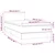 VIDAXL boxspring postelja z vzmetnico (100x200cm, žamet), temno siva