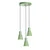 Conceptum Hypnose Luster Konikkem-6357-3, 75-114cm, 40 cm, 3xE27 , Zeleni