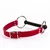 Devil Sticks Soft Lamb Leather Silicone Mouth Piece Red