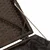 Vidaxl Vrtni stolčki z blazinami 2 kosa Rjava 40x40x43 cm Poly Rattan