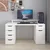 Hanah Home radni sto Alen 150cm 5 Drawer Cabinet, 150 cm, beli