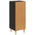 Kreveta Crni hrast 34,5 x 34 x 90 cm Konstruirano drvo
