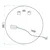 Stensko ogledalo LED 70cm  BAS P11241