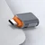 OTG adapter Techsuit SlateVolt A9 USB-A v USB-C 5Gbps, 6A, 120W - oranžen