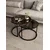 Hanah Home Milas 60 set klub stolova, crna