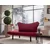 Atelier del Sofa Dvosed na razvlačenje Chatto 140x70x65cm Bordo