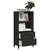 Regal za knjige VIKEN crni 60 x 35 x 123 cm konstruirano drvo