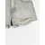 Sinsay - High waist kratke pantalone od trapera - svetlo siva