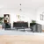 3-dijelna sofa Chesterfield crna umjetna koža