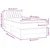Box Spring krevet s madracem svijetlo sivi 80x220 cm samt