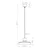 Sollux SL.1702 - Luster na sajli BILO 1xE27/15W/230V O 35 cm bela