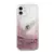 Maska Guess Faceplate Liquid Glitter Vintage Script za iPhone 12 mini pink