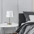 Opviq Set Stonih lampi 5101, 21x21x39 cm, IP20, 2 komada, Bela