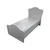 Hanah Home Ram za krevet Rb-022, 90x120x190 cm, Beli