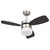 Den Stropni ventilator z lučjo in daljincem 76 cm temno rjav