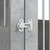Namještaj s kavezom za pse siva boja betona 45x62x59 cm drveni