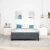 Vidaxl Postelja boxspring z vzmetnico Temno siva 140 x 200 cm Žamet