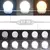 LED ormarić s ogledalom crni 91 x 15 x 76,5 cm