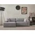 Atelier del Sofa Ugaona garnitura Pirlo 145x43x206cm Svetlosiva