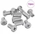 Sigurnosna matica 12 pcs Nikla M6 x 25 mm Čelik