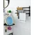 Gockowiak OBEŠALNIK ZA BRISAČE, KOPALNIŠKI, ČRNI, LOFT, STENSKI, 30 cm