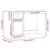 Stol s ladicama Staro drvo 50 x 115 x 75 cm Konstruirano drvo