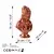 Aberto Design Dekorativna figura Yak-038, 20x35x15 cm