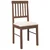 Vidaxl Jedilni stoli z blazinami 2 kosa Brown Solid Wood Rubber