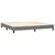 Vidaxl Box spring postelja z vzmetnico temno siva 200x200 cm blago