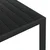 Vidaxl Vrtna miza črna 150x90x74 cm aluminij in WPC