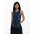 Desigual Obleka  moder denim / črna