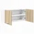 Vidaxl Viseča omarica Sonoma hrast 80 x 31 x 40 cm Konstruiran les