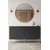 Hanah Home komoda Salkim 150, 125 cm, antracit / srebrna