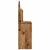 Toaletni stol s ogledalom Staro drvo 96x39x142 cm