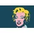 Tapeta Marilyn Monroe v pop art dizajnu - 245x165