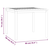 Vrtni blagovaonski stol 90 x 90 x 74 cm masivno bagremovo drvo