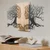 Murmure des Feuilles -1 - Natural, Walnut NaturalBlack Decorative Wooden Wall Accessory