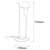 Opviq Stona lampa E27 Socket, Crna