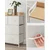 Komoda s predalnimi škatlami FLEXIRO 98x85 cm, hrast/bela