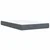 Vidaxl Box spring postelja z vzmetnico temno siva 120x200 cm žamet
