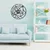Wallity Zidni sat Perspektif, 50 x 50 cm,Crni