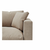 Kremno beli žametni kavč 220 cm Comfy - Scandic