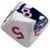 Kockice Chessex - Gemini - Polyhedral - Black-White & Pink (7)