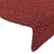 Prostirke za stepenice, samoljepljive, 5 kom, 65x21x4 cm, bordo crvene, poluokrugle, velike
