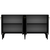 HANAH HOME Komoda Ipek Anthracite Gold