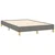 Vidaxl Box spring postelja z vzmetnico temno siva 120x190 cm blago