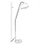 Aberto Design Podna lampa Delta, 155 cm, E27, Crna