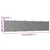 Vidaxl Ograjni panel siv 872x186 WPC